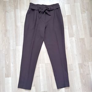 NWOT Calvin Klein Brown Paper Bag Waist Dress Pants- size 6 👚